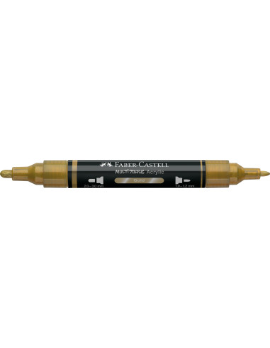 FC185950-5,Marker acrilic multimark cul. 250 auriu Faber-castell - Set 5