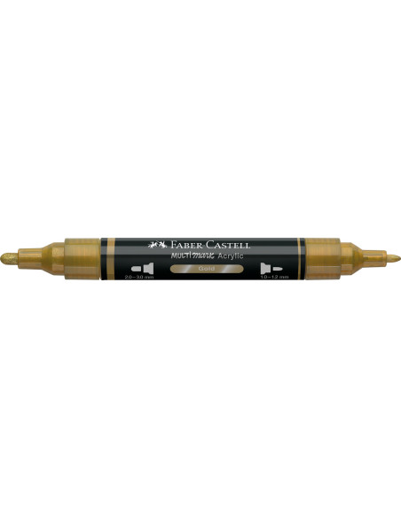 FC185950-5,Marker acrilic multimark cul. 250 auriu Faber-castell - Set 5