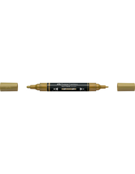 FC185950-5,Marker acrilic multimark cul. 250 auriu Faber-castell - Set 5