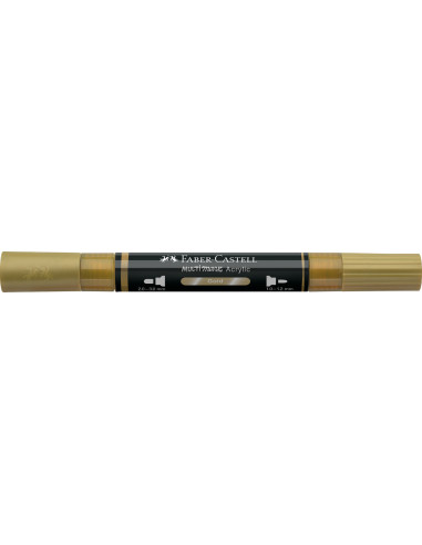 FC185950-5,Marker acrilic multimark cul. 250 auriu Faber-castell - Set 5