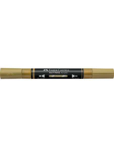 FC185950-5,Marker acrilic multimark cul. 250 auriu Faber-castell - Set 5