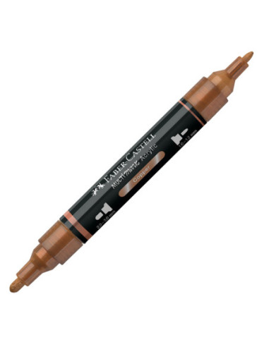 FC185952-5,Marker acrilic multimark cul. 252 cupru Faber-castell - Set 5