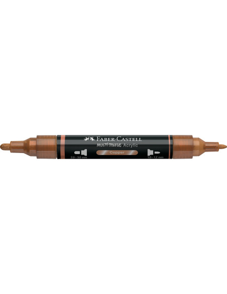 FC185952-5,Marker acrilic multimark cul. 252 cupru Faber-castell - Set 5