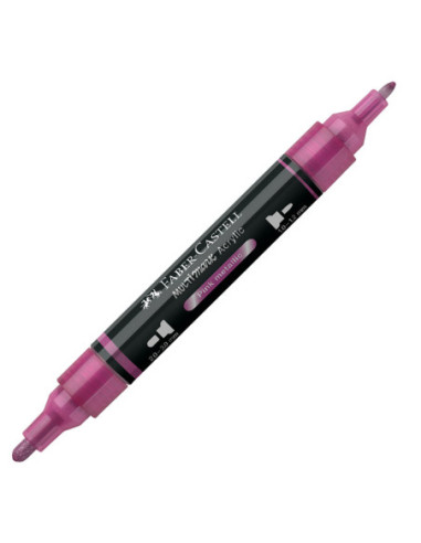 FC185990-5,Marker acrilic multimark cul. 290 roz metalizat Faber-castell - Set 5