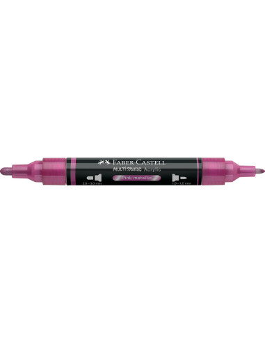 FC185990-5,Marker acrilic multimark cul. 290 roz metalizat Faber-castell - Set 5