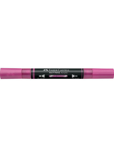 FC185990-5,Marker acrilic multimark cul. 290 roz metalizat Faber-castell - Set 5