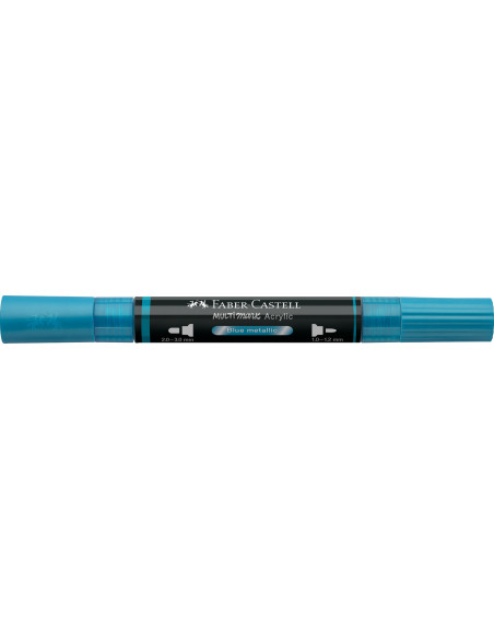 FC185993-5,Marker acrilic multimark cul. 292 albastru metalizat Faber-castell - Set 5