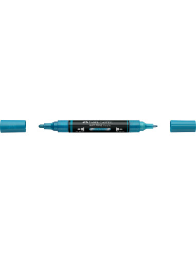 FC185993-5,Marker acrilic multimark cul. 292 albastru metalizat Faber-castell - Set 5