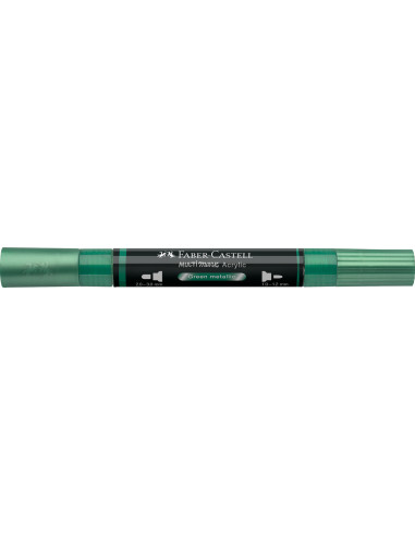 FC185995-5,Marker acrilic multimark cul. 295 verde metalizat Faber-castell - Set 5