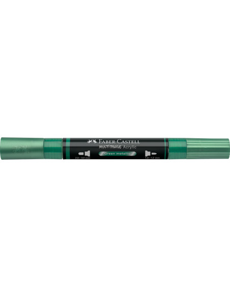 FC185995-5,Marker acrilic multimark cul. 295 verde metalizat Faber-castell - Set 5