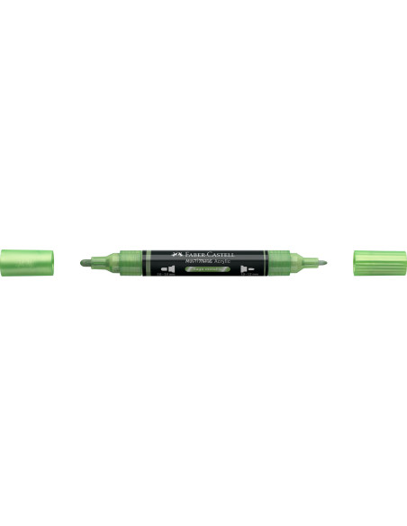 FC185994-5,Marker acrilic multimark cul. 298 verde arctic metalizat Faber-castell - Set 5