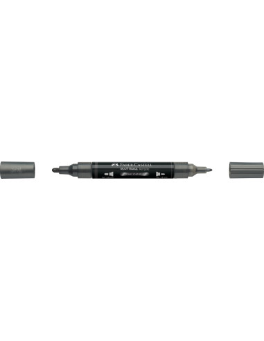 FC185997-5,Marker acrilic multimark cul. 297 otel metalizat Faber-castell - Set 5