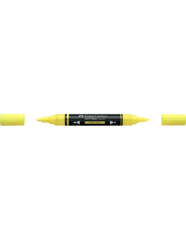 FC185956-5,Marker acrilic multimark cul. 256 galben neon Faber-castell - Set 5