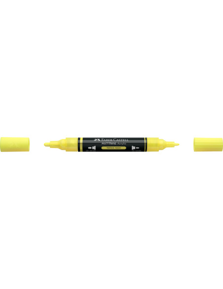 FC185956-5,Marker acrilic multimark cul. 256 galben neon Faber-castell - Set 5