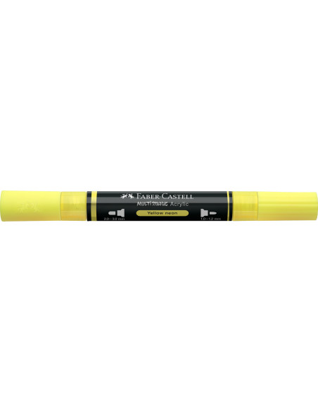 FC185956-5,Marker acrilic multimark cul. 256 galben neon Faber-castell - Set 5