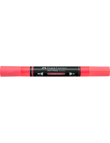FC185955-5,Marker acrilic multimark cul. 255 portocaliu neon Faber-castell - Set 5