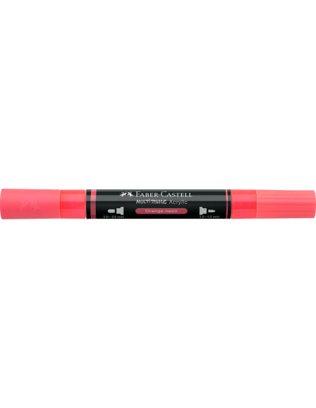 FC185955-5,Marker acrilic multimark cul. 255 portocaliu neon Faber-castell - Set 5