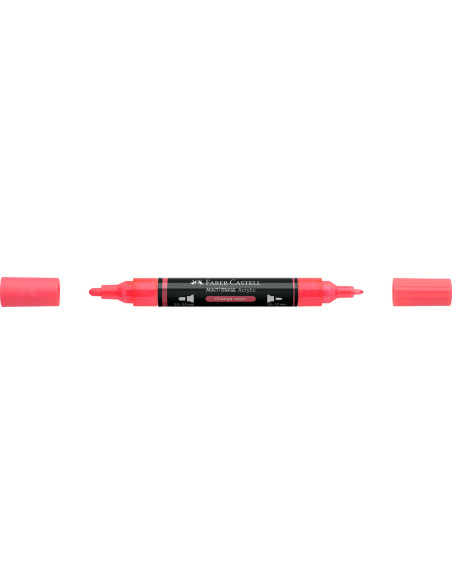 FC185955-5,Marker acrilic multimark cul. 255 portocaliu neon Faber-castell - Set 5