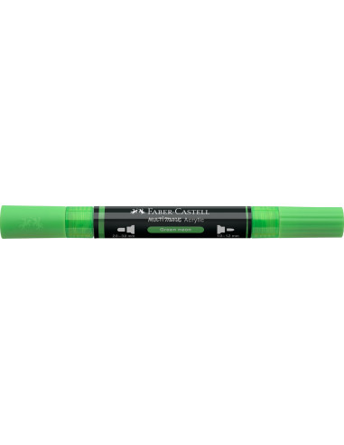 FC185957-5,Marker acrilic multimark cul. 257 verde neon Faber-castell - Set 5
