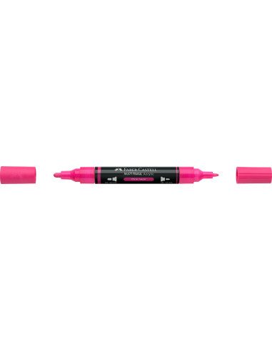 FC185953-5,Marker acrilic multimark cul. 253 roz neon Faber-castell - Set 5