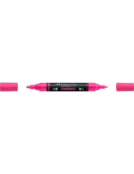 FC185953-5,Marker acrilic multimark cul. 253 roz neon Faber-castell - Set 5
