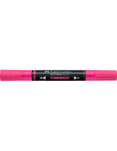 FC185953-5,Marker acrilic multimark cul. 253 roz neon Faber-castell - Set 5