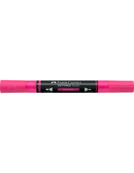 FC185953-5,Marker acrilic multimark cul. 253 roz neon Faber-castell - Set 5