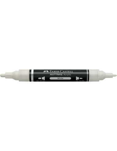 FC185901-5,Marker acrilic multimark cul. 101 alb Faber-castell - Set 5