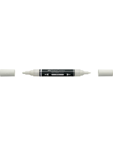 FC185901-5,Marker acrilic multimark cul. 101 alb Faber-castell - Set 5