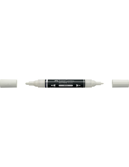 FC185901-5,Marker acrilic multimark cul. 101 alb Faber-castell - Set 5