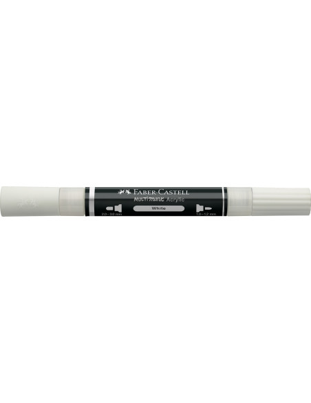FC185901-5,Marker acrilic multimark cul. 101 alb Faber-castell - Set 5