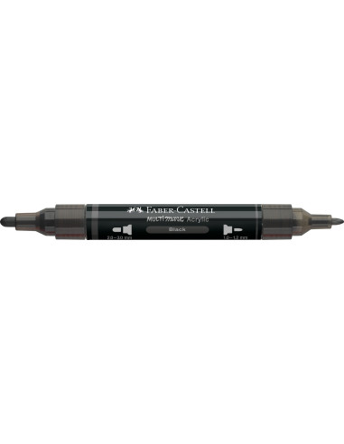 FC185999-5,Marker acrilic multimark cul. 199 negru Faber-castell - Set 5