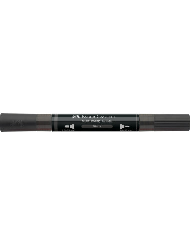 FC185999-5,Marker acrilic multimark cul. 199 negru Faber-castell - Set 5