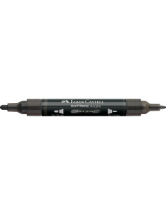 FC185998-5,Marker acrilic multimark cul. 299 negru lucios Faber-castell - Set 5 2