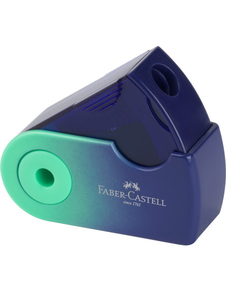 FC182776-12,Ascutitoare plastic simpla sleeve-mini flow Faber-castell - Set 12