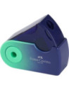 FC182776-12,Ascutitoare plastic simpla sleeve-mini flow Faber-castell - Set 12