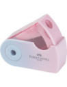 FC182776-12,Ascutitoare plastic simpla sleeve-mini flow Faber-castell - Set 12