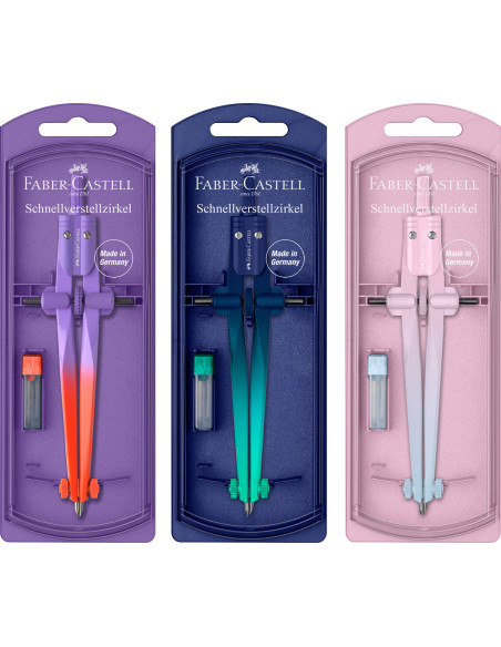 FC174556-5,Compas stream flow Faber-castell - Set 5