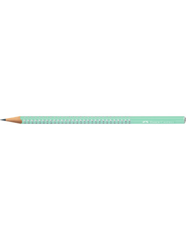 FC118293-12,Creion grafit b sparkle menta 2026 Faber-castell - Set 12