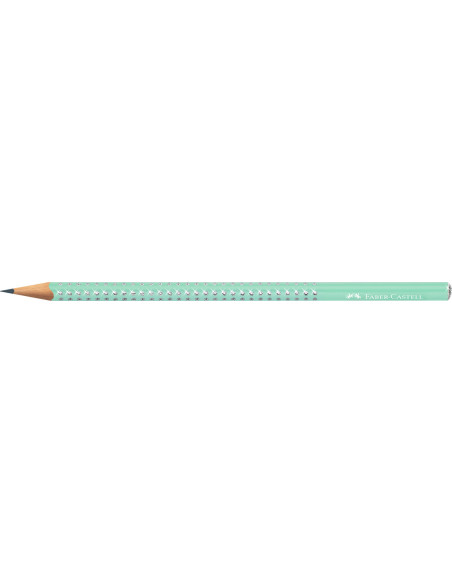FC118293-12,Creion grafit b sparkle menta 2026 Faber-castell - Set 12