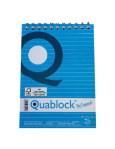 BN-A580MQB,Bloc notes spira a5 80f aritmetica 80g fsc pigna