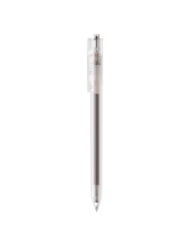 DLEG118-BR-12,Pix cu gel cu mecanism 0.5mm maro Deli - Set 12