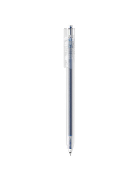 DLEG118-DB-12,Pix cu gel cu mecanism 0.5mm albastru inchis Deli - Set 12