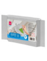 DLEY010-GR,Plastilina modelaj gri 500g Deli