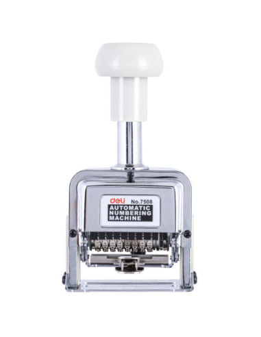 DLE7508,Datiera automata metal 8 caractere Deli