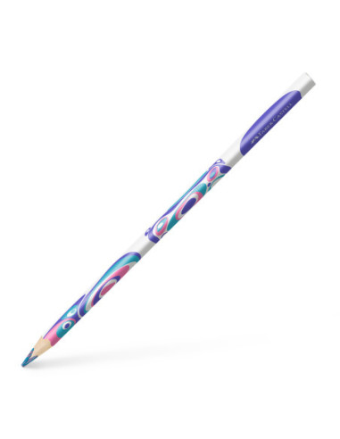 FC116568-12,Creion colorat multicolor turcoaz-roz-lila Faber-castell - Set 12
