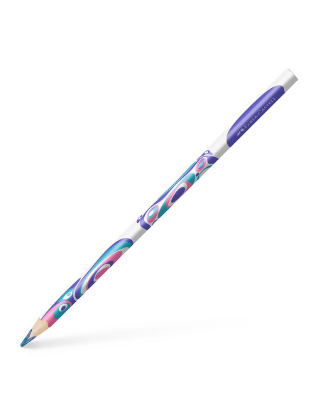 FC116568-12,Creion colorat multicolor turcoaz-roz-lila Faber-castell - Set 12