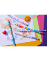 FC116573-12,Creion colorat jumbo multicolor turcoaz-roz-lila Faber-castell - Set 12