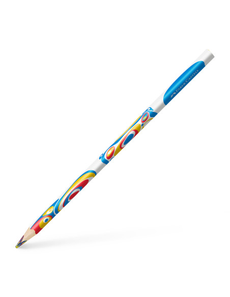 FC116567-12,Creion colorat multicolor rosu-galben-albastru Faber-castell - Set 12