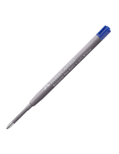 FC148767-10,Rezerva pix plastic xsoft m albastra Faber-castell - Set 10